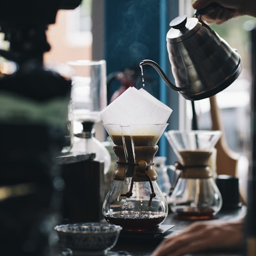 Latte art, top-down
